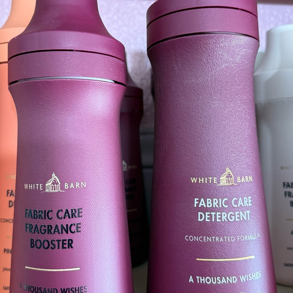 White Barn a thousand wishes Fabric Care Duo - Plum Purple Bottles